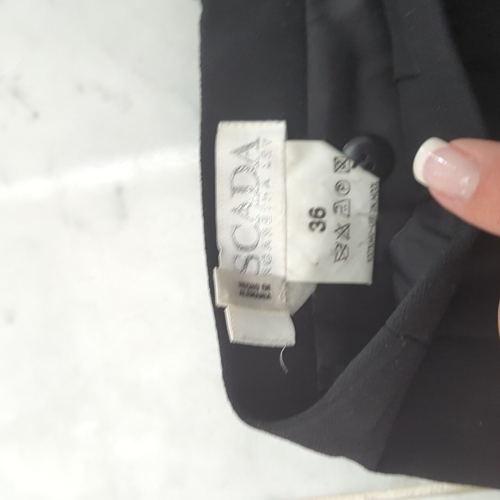 Escada Margaretha Ley Black wool skirt - Picture 3 of 4